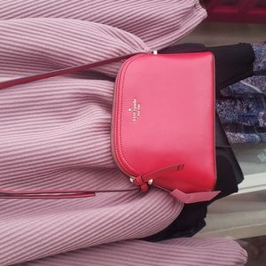 Kate Spade Peggy Patterson Crossbody Bag in Hot Chili Red